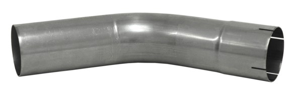 3.5" Rohrbogen 45° aluminierter Stahl